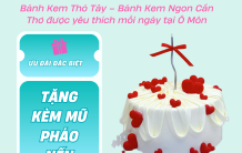 Bánh Kem Cần Thơ -Ngọt Ngào Từ Bánh Kem Thỏ Tây Ô Môn