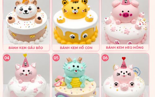 Tổng Hợp Mẫu Bánh Kem Tạo Hình Con Vật Theo Yêu Cầu Đẹp, Dễ Thương Cho Mọi Độ Tuổi