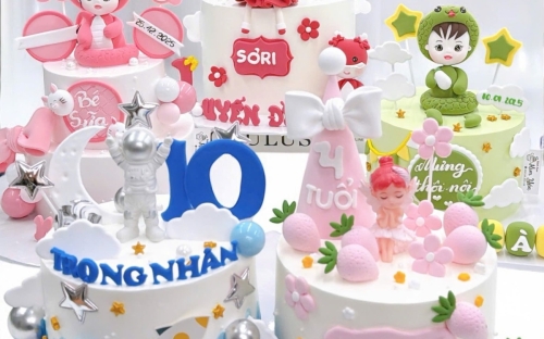 Bánh kem thôi nôi hot 2026 – Xu hướng được ba mẹ yêu thích