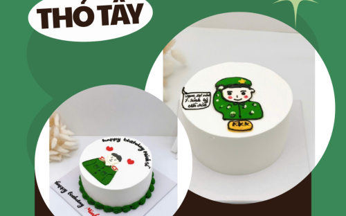 Bánh kem vẽ chú công an đẹp 2026 – Mẫu bánh độc đáo được yêu thích 