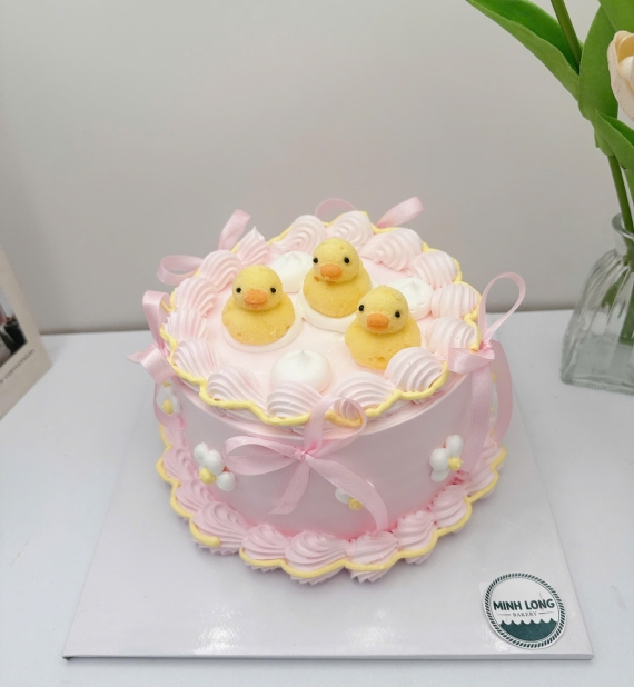 Bánh Kem Hàn Quốc 3 chú vịt dễ thương 