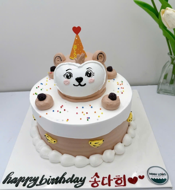 Bánh Kem Hàn Quốc tạo hình đáng yêu hiện nay 
