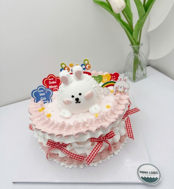 Bánh kem dành cho bé gái lên 10 tuổi làm theo yêu cầu 