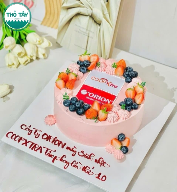 Bánh Kem Logo Công Ty – Thiết Kế Theo Thương Hiệu