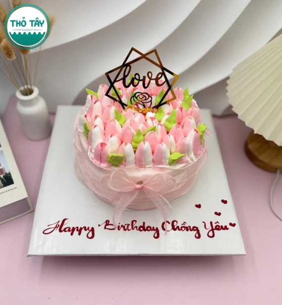 Bánh Kem Hoa Tặng người thân 
