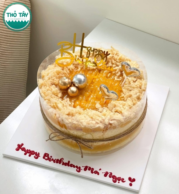 Bánh  bông lan trứng muối tặng chị