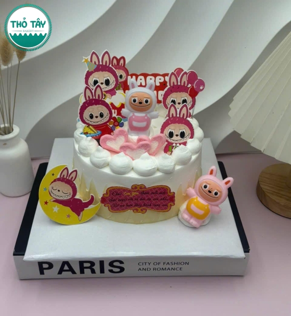 Bánh kem dành cho bé gái la bu bu