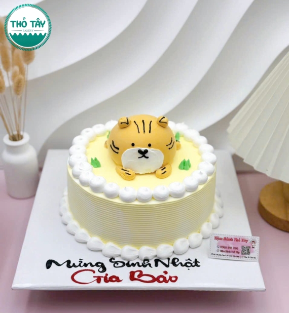 Bánh kem hàn quốc tone cam