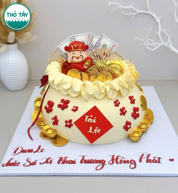 Bánh Kem Khai Trương Công Ty – Sang Trọng, Lịch Sự