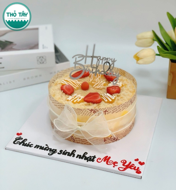 Bánh bông lan trứng muối tặng mẹ yêu 