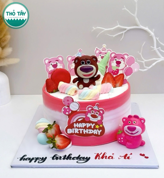 Bánh Kem Gấu Dâu