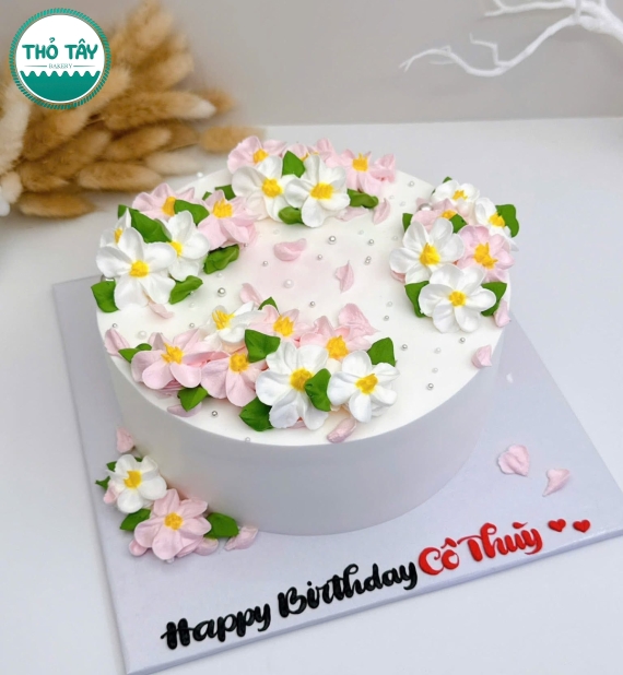 Bánh Kem Hoa Tặng cô giáo