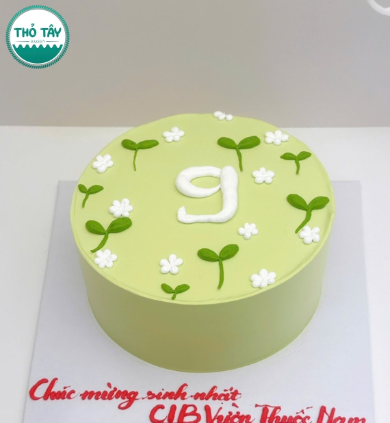 Bánh kem hàn quốc hot năm 2025 vẻ đơn giản hoa nhí