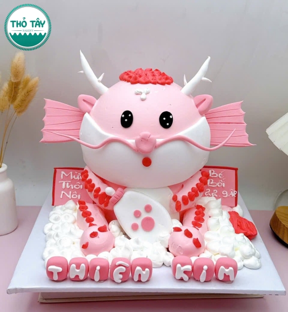 Bánh Kem thôi dành cho bé gái tuổi rồng tone hồng