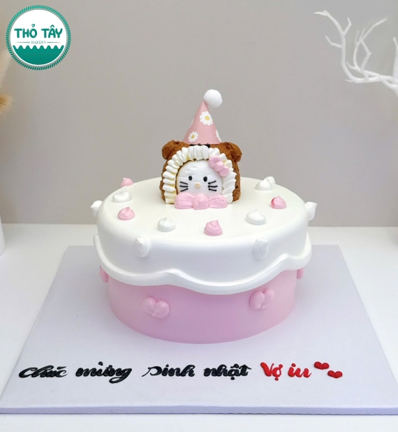 Bánh kem Hello Kitty vợ yêu
