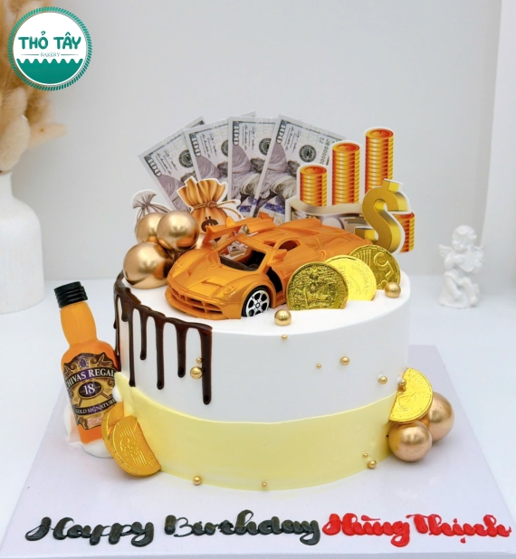 Bánh kem dành nam mẫu bánh đẹp Thỏ Tây