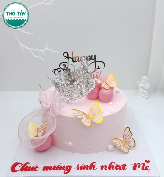 Bánh Kem tone hồng dành cho nữ hot 2026