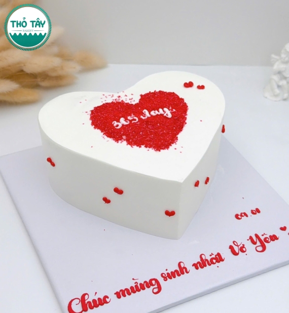Bánh Kem trái tim dành tặng vợ yêu