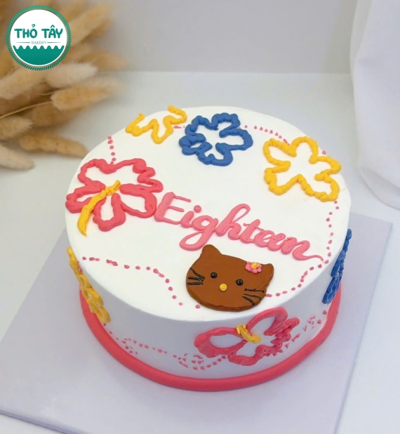 Bánh kem hello kitty xinh nhỏ đáng yêu