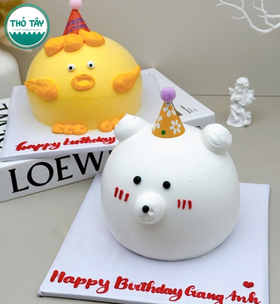 Bánh kem tạo hình dễ thương-cửa hàng bánh kem thỏ tây