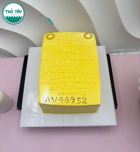 Bánh Kem kỷ niệm tiệm vàng-bánh kem thỏ tây ô môn