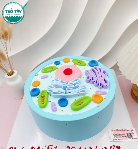 Bánh Kem dành cho mẹ yêu tone xanh