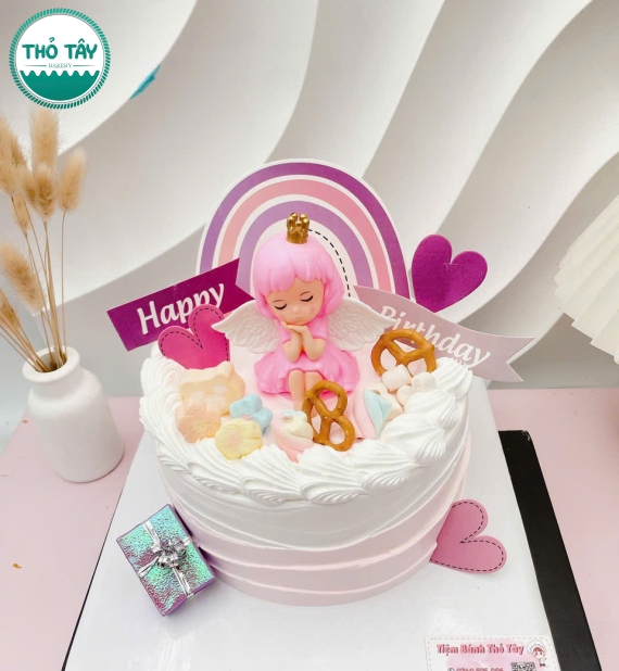 Bánh kem dành cho sinh nhật bé gái công chúa xinh