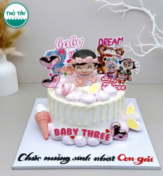 Bánh Kem dành cho con gái yêu giao ở Phước Thới -Ô môn