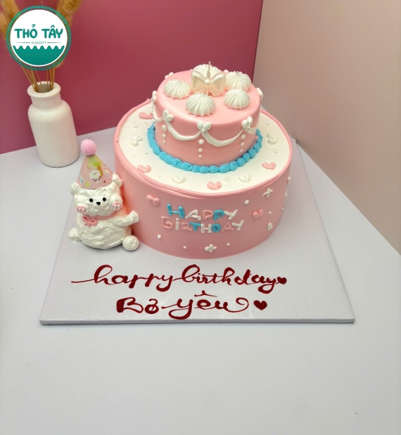 Bánh sinh nhật hàn quốc dành cho bé gái