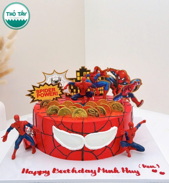 Bánh kem người nhện bánh kem cần thơ 