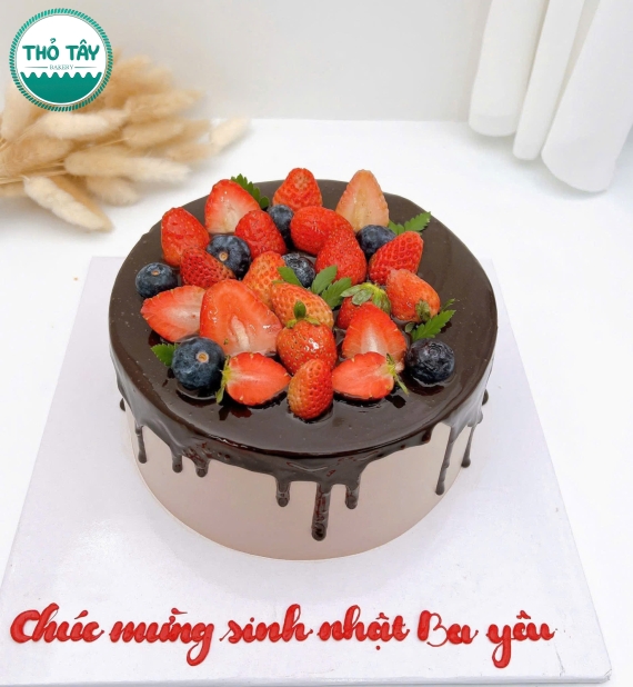 Bánh Kem socola trái cây hot 2025