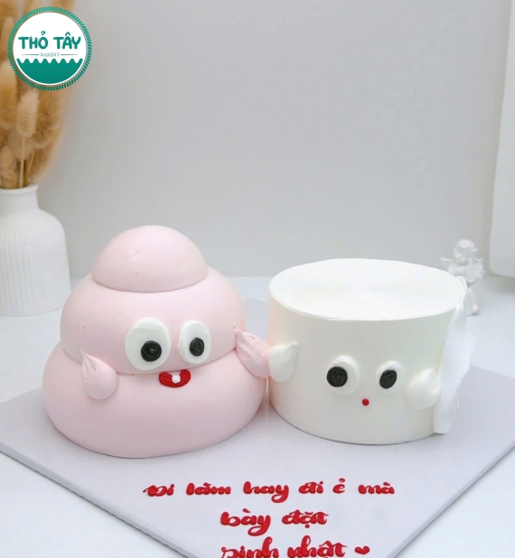 Bánh kem style Hàn nhây dành cho đôi bạn thân