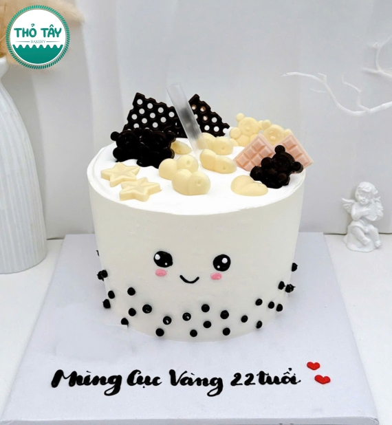 Bánh kem style Hàn dành cho team mê trà sữa