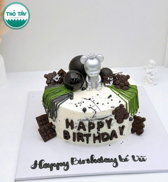 Bánh kem nam trang trí theo yêu cầu