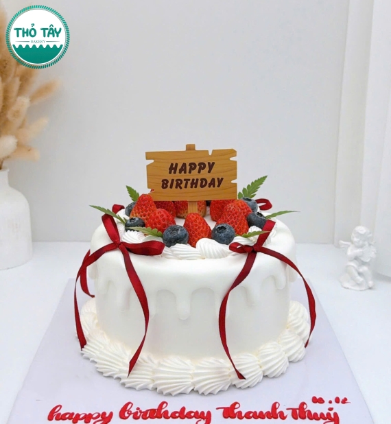 Bánh Kem trái cây mix vị chúc mừng sinh nhật