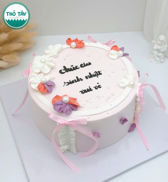 Bánh kem style hàn quốc đơn giản tặng em yêu