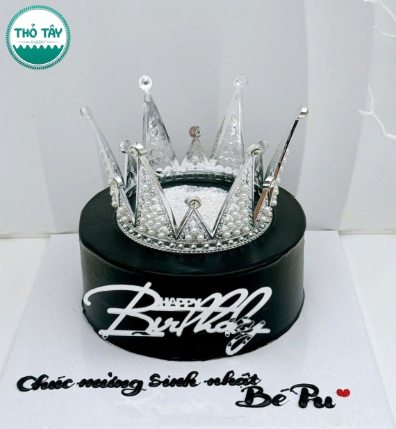 Bánh kem thổi kim tuyến mẫu hot 2025