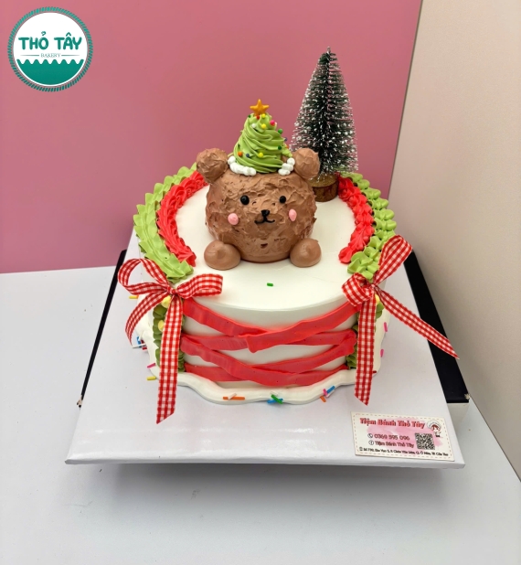 Bánh giáng sinh trang trí theo yêu cầu