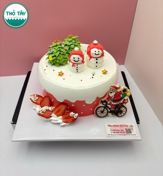 Bánh giáng sinh làm tiệc công ty