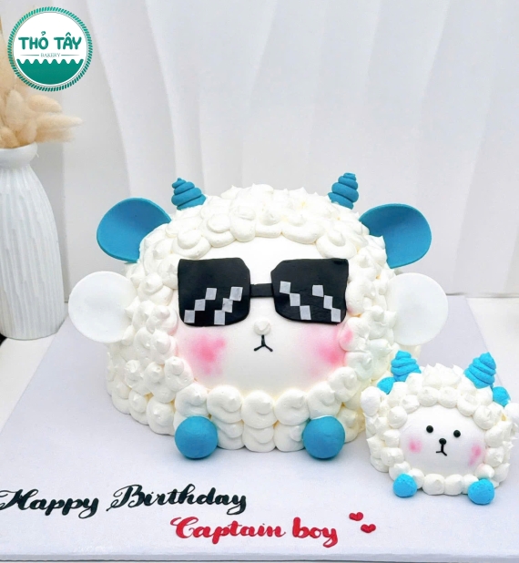 Bánh kem tạo hình cừu xinh 2026