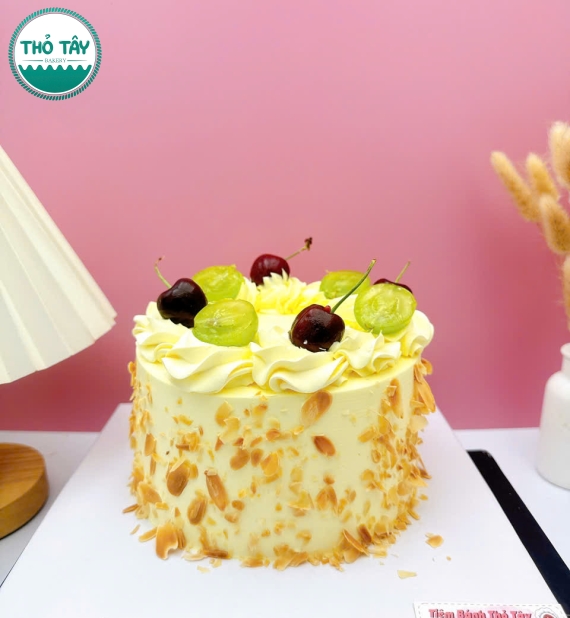 Bánh Kem phô mai hạnh nhân siêu hot tại thỏ tây