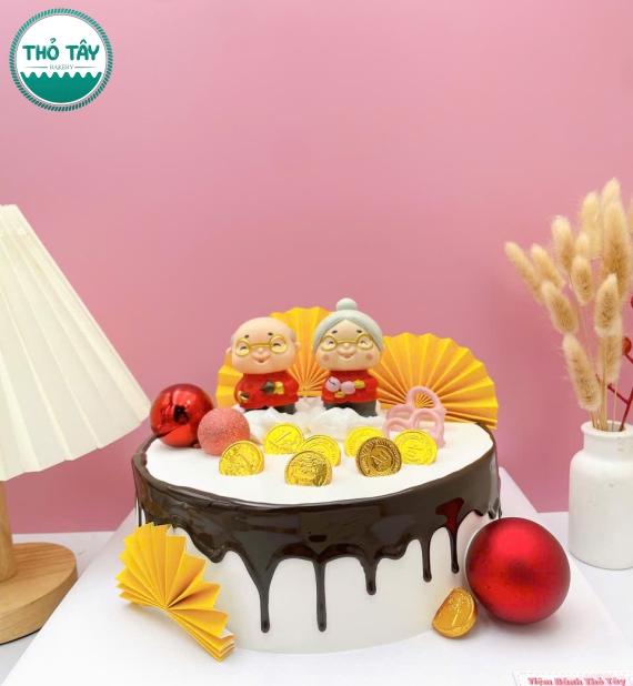 Bánh Kem tặng ba mẹ mẫu đẹp 2026 tại Thỏ Tây