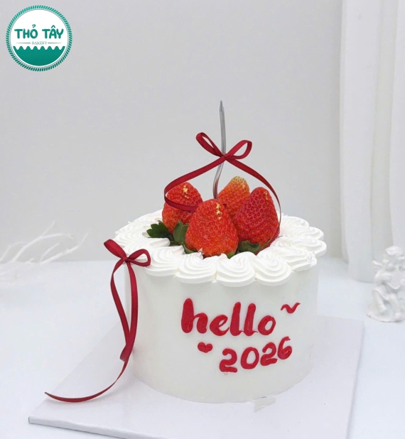 Bánh Kem chúc mừng năm mới tại Thỏ Tây