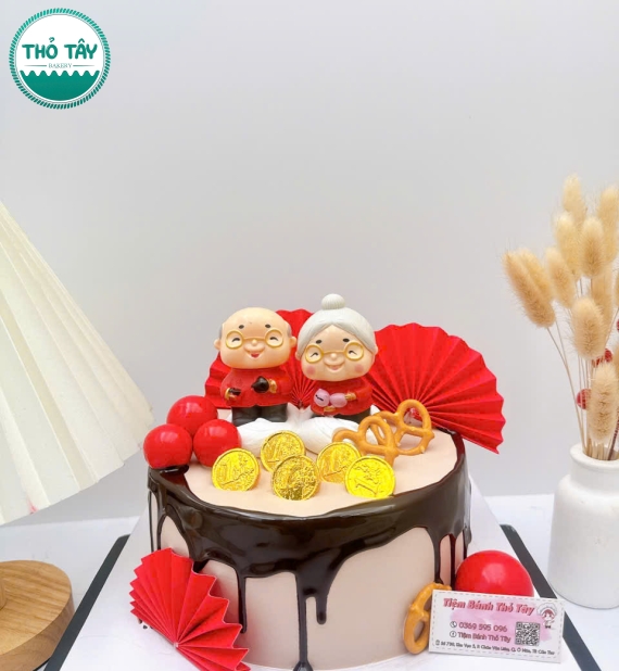 Bánh Kem Mừng Thọ Ông bà năm 2026 mẫu đẹp tại cần thơ