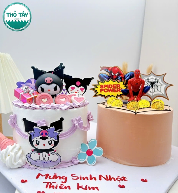 Combo bánh kem dành cho bé trai bé gái