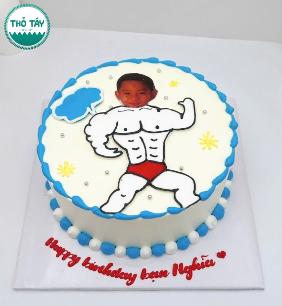 Bánh kem style Hàn Quốc vẻ hình chibi nhây 