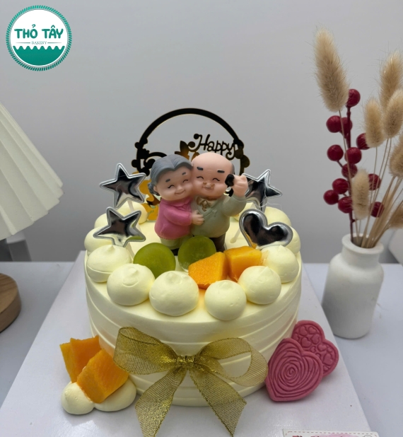 Bánh Kem trái cây tặng ba mẹ