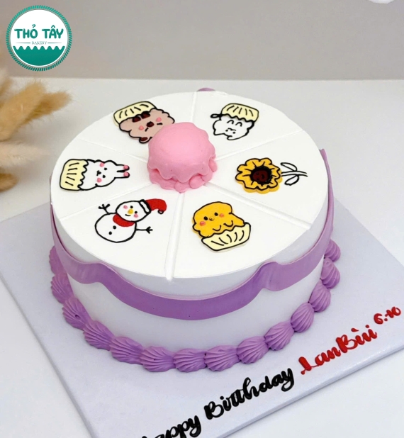 Bánh kem style Hàn Quốc mừng ngày sinh nhật