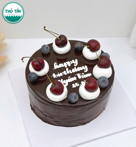 Bánh Kem mix chery dành cho team thích socola