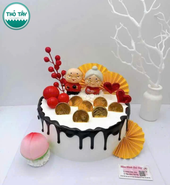 Bánh Kem mừng thọ tặng ông bà